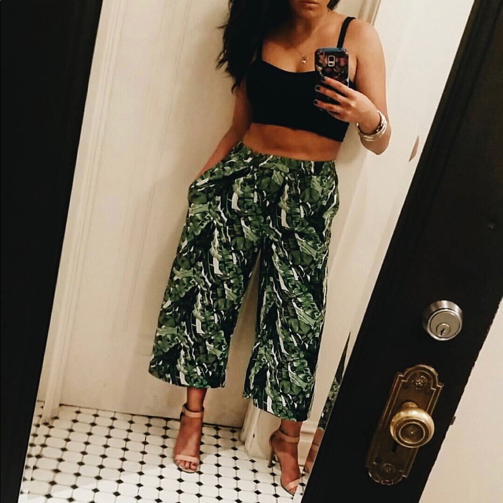 Banana leaf culottes